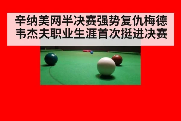 辛纳美网半决赛强势复仇梅德韦杰夫职业生涯首次挺进决赛